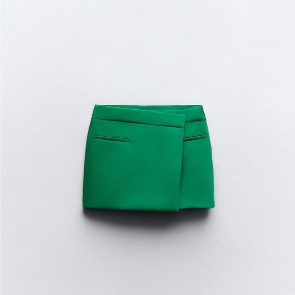 Zara Green Mini Skort - Picture 1 of 4